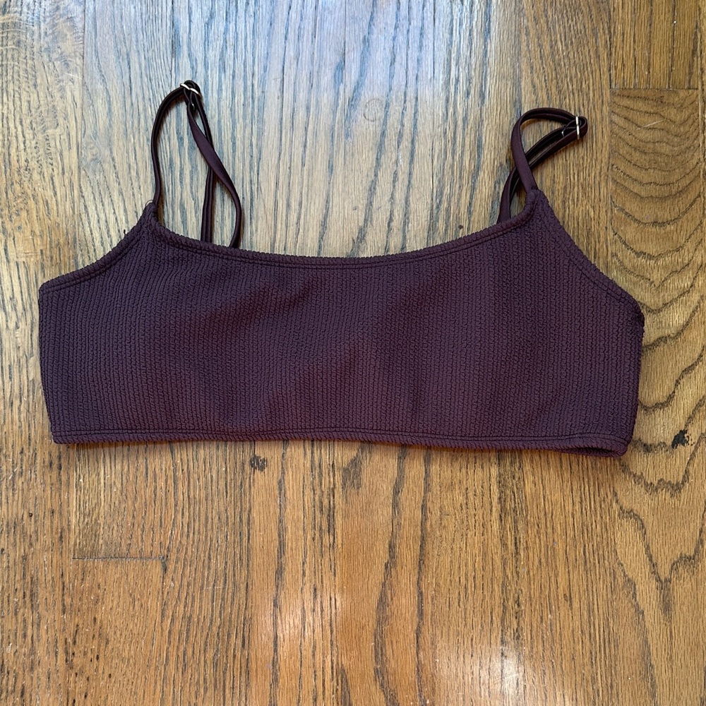 Cotton On Body Deep Brown Bikini Top